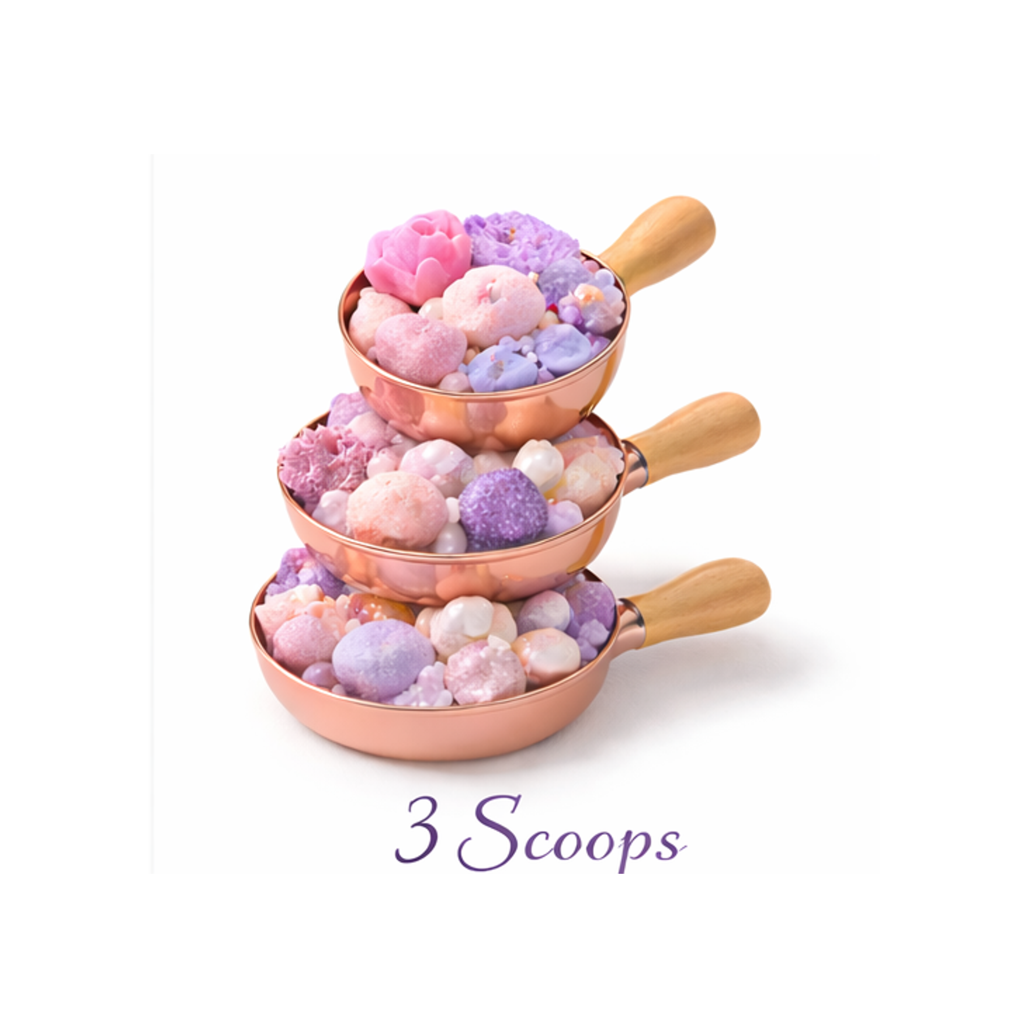 Three Scoops + 2 Premium Items
